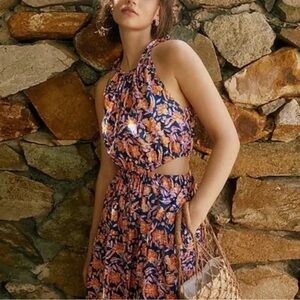 JCrew Harbour Cutout Floral Dress XS